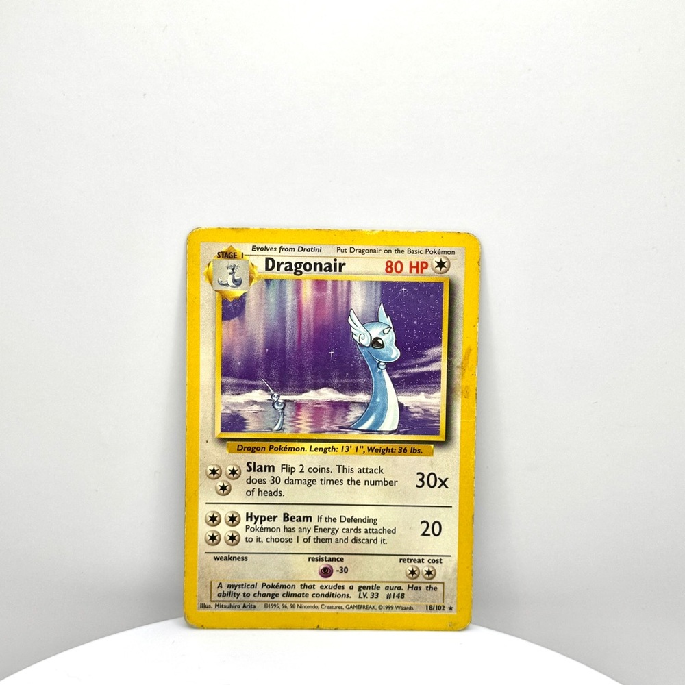 Pokemon ~ Dragonair Card